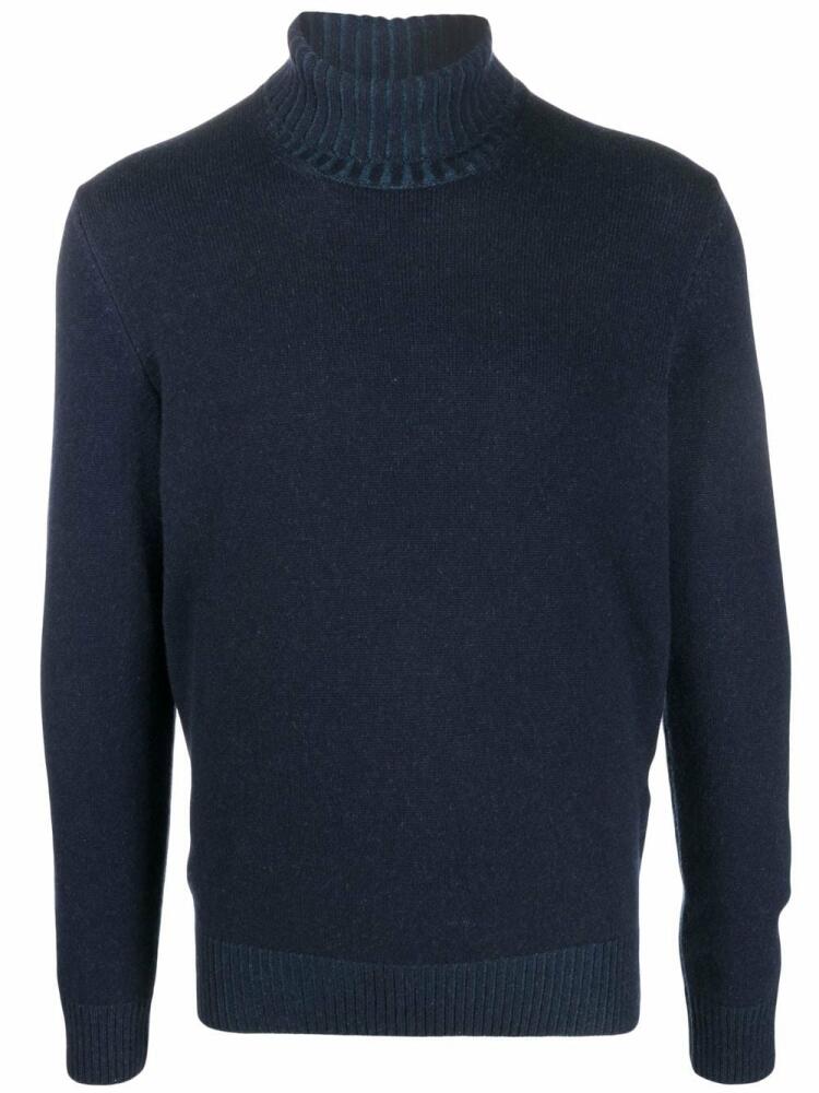 Fileria cashmere roll neck jumper - Blue Cover