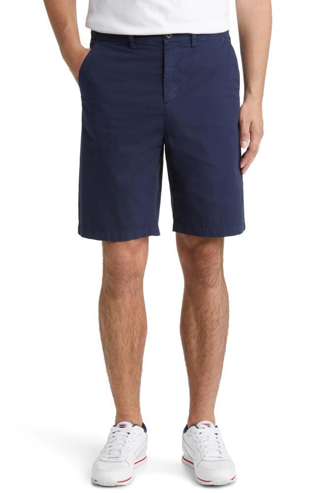 NORTH SAILS Flat Front Stretch Cotton Shorts in Navy Cover