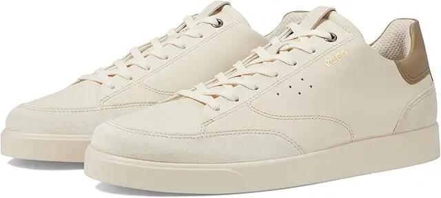 ECCO Street Lite Court Sneaker (Limestone/Limestone/Nutmeg Brown) Men's Shoes Cover