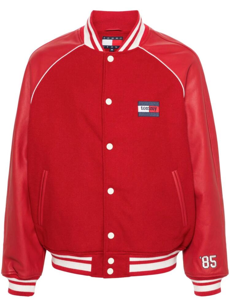 Tommy Jeans padded varsity jacket - Red Cover