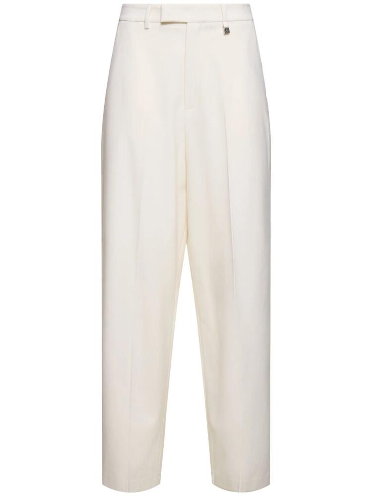 GIUSEPPE DI MORABITO Stretch Wool Wide Pants Cover