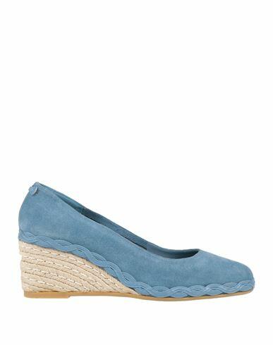 Ferragamo Woman Espadrilles Pastel blue Calfskin Cover