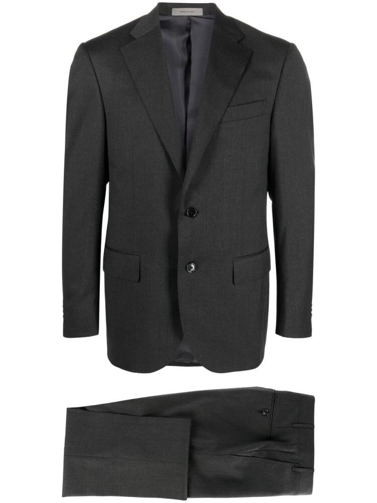 Corneliani single-breasted virgin-wool suit - Grey Cover