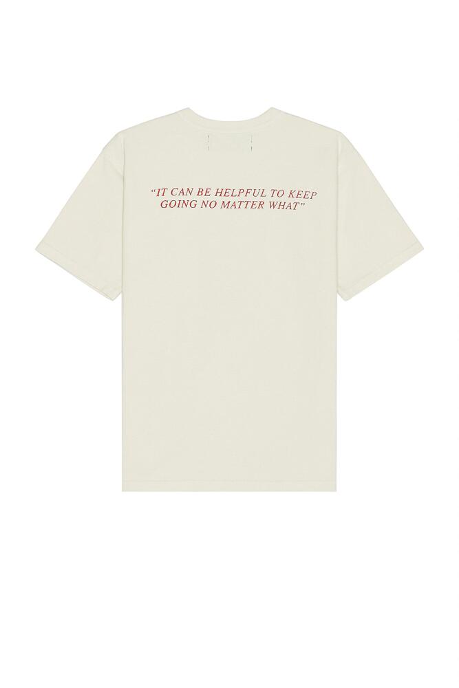 Reese Cooper Keep It Going T-shirt in Cream Cover