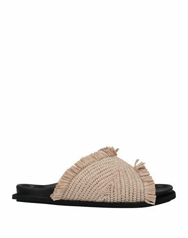 Inuikii Woman Sandals Beige Natural raffia Cover