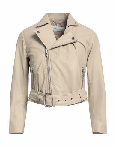 Bully Woman Jacket Beige Soft Leather Cover