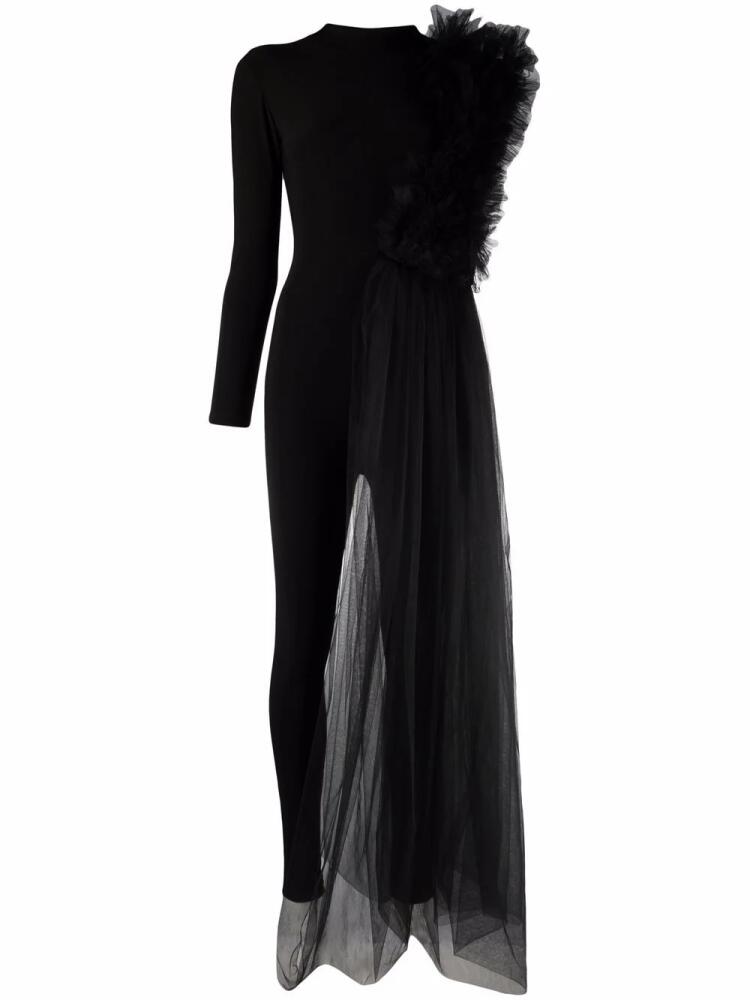 Alchemy x Lia Aram ruffle-detail jumpsuit - Black Cover