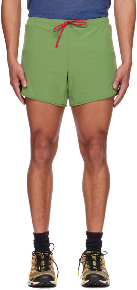 District Vision Green Spino Shorts Cover