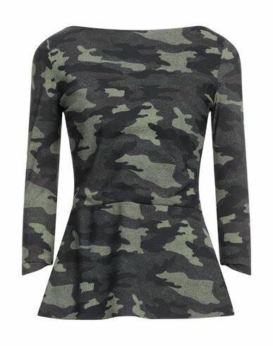 Chiara Boni La Petite Robe Woman T-shirt Military green Polyamide, Elastane Cover