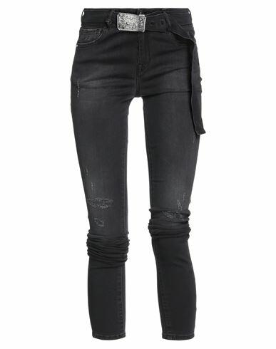 Tramarossa Woman Jeans Black Cotton, Rayon, Lycra, Polyester, Elastane Cover