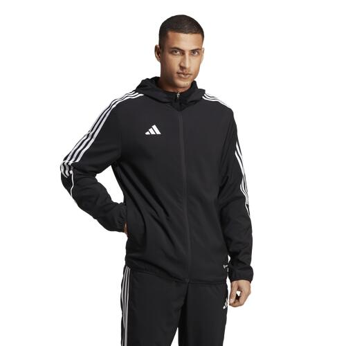 adidas Tiro 23 L Windbreaker - Mens Black/White Cover