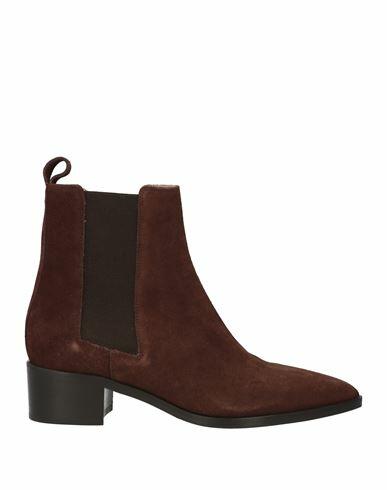 Aeydē Woman Ankle boots Cocoa Leather Cover