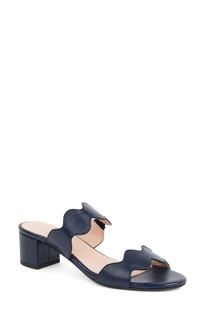 patricia green Palm Beach Slide Sandal in Navy Leather Cover