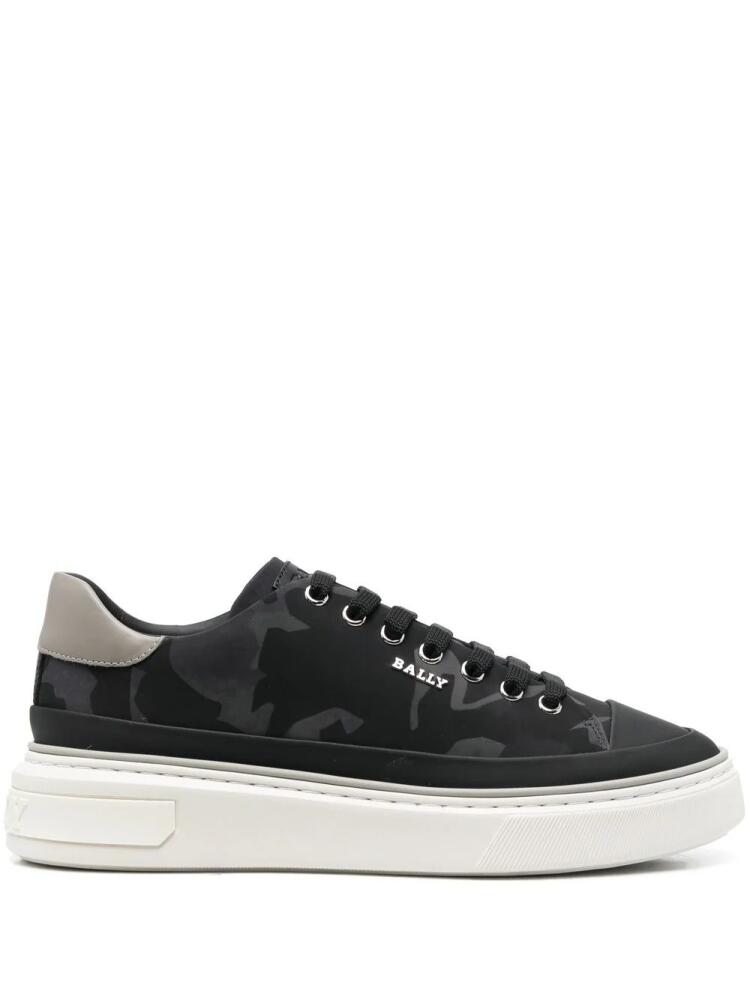 Bally graphic-print low-top sneakers - Black Cover