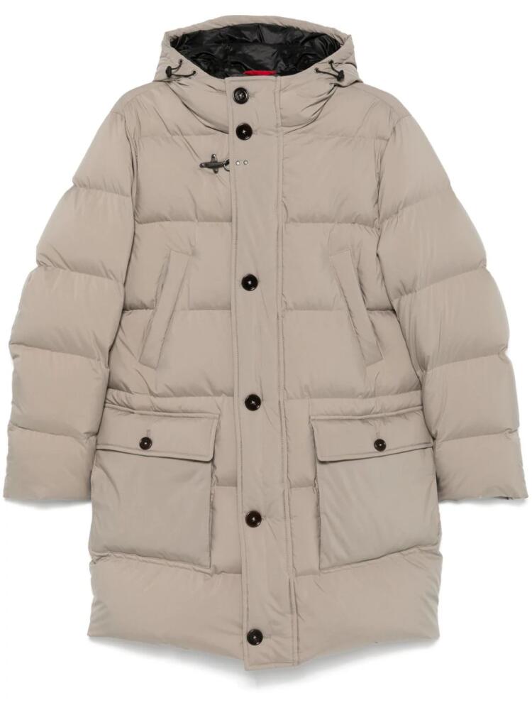 Fay quilted parka - Brown Cover