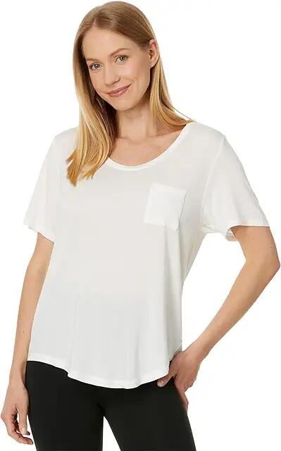 Tommy John Second Skin Sleep Tee (Coconut Milk) Women's Pajama Cover