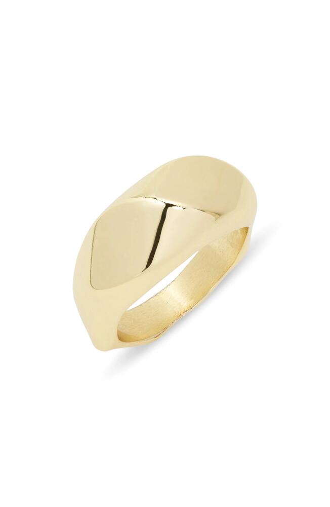 Argento Vivo Sterling Silver Twisted Ring in Gold Cover