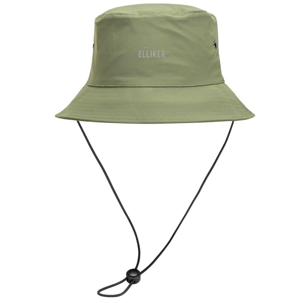 Elliker Burter Packable Tech Bucket Hat in Green Cover