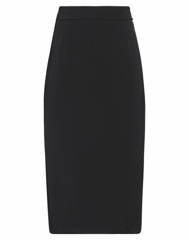 Kaos Woman Midi skirt Black Polyester, Elastane Cover