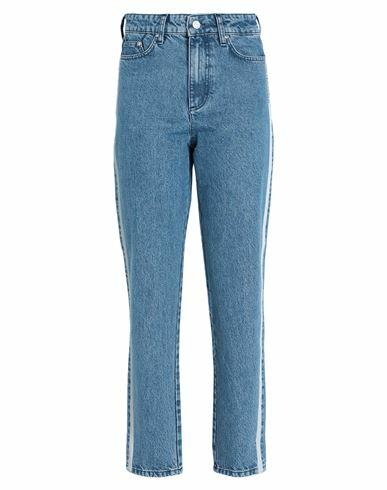 Karl Lagerfeld Unisex Relaxed Fit Denim Woman Jeans Blue Cotton Cover