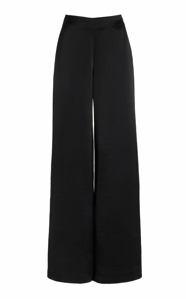 Sophie et Voila - Wide-Leg Satin Pants - Black Cover