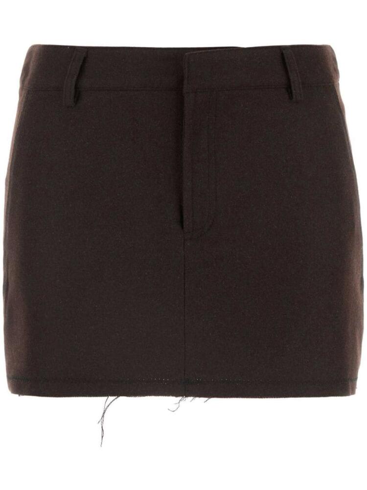 Gimaguas high-waist mini skirt - Brown Cover