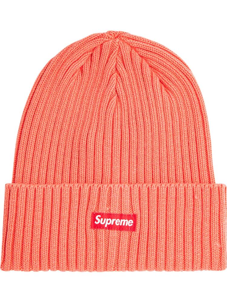 Supreme overdyed ribbed-knit beanie - Orange Cover