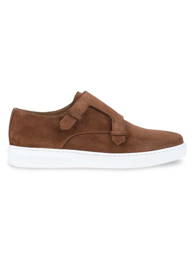 Vellapais Men's Leather Slip-On Sneakers - Tan Cover