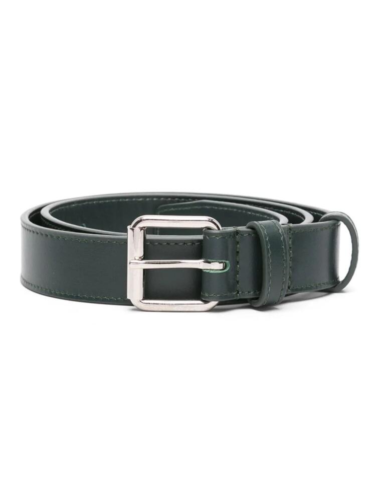 Comme Des Garçons Wallet buckle-fastening leather belt - Green Cover