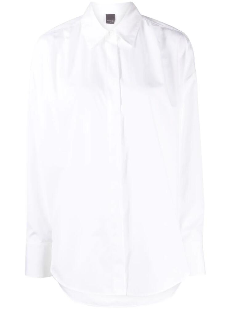 Lorena Antoniazzi oversize cotton shirt - White Cover