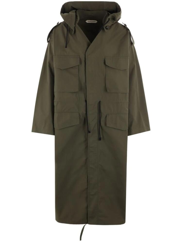 Namacheko multiple pockets coat - Green Cover