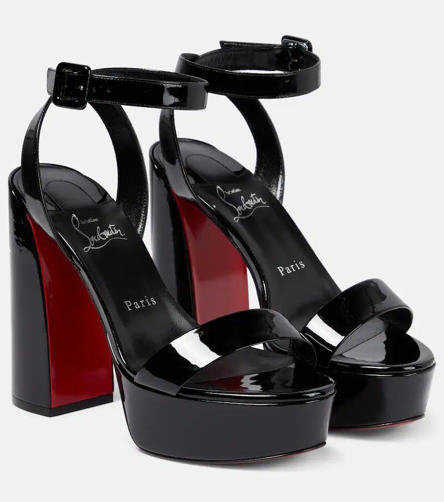 Christian Louboutin Movida Sabina patent leather platform sandals Cover