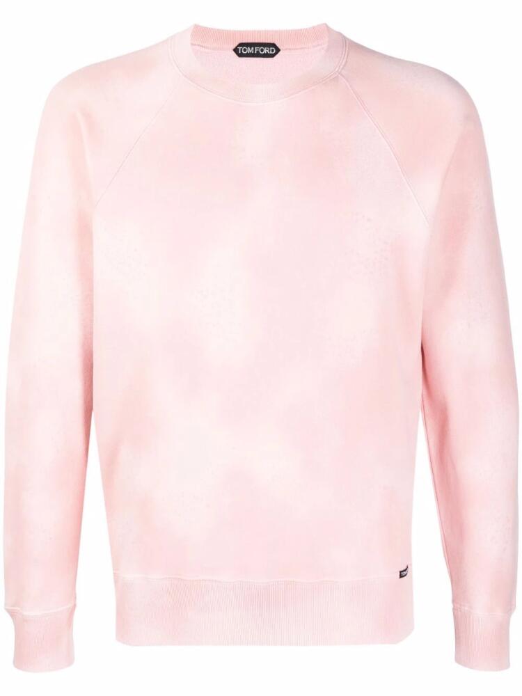 TOM FORD tie-dye crewneck sweatshirt - Pink Cover