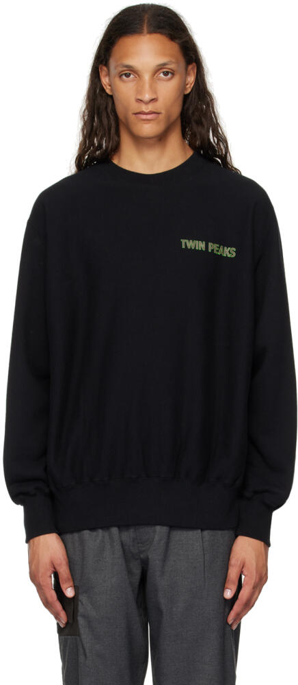 UNDERCOVER Black 'Twin Peaks' Sweatshirt Cover