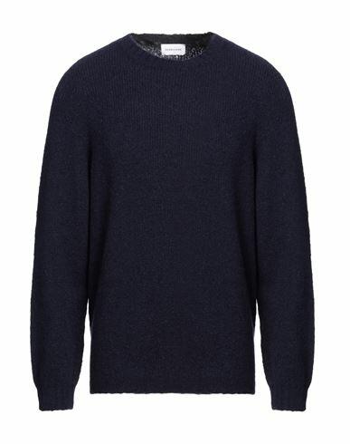 Scaglione Man Sweater Navy blue Merino Wool, Recycled cashmere, Polyamide Cover