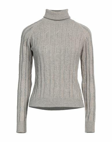 Take-two Woman Turtleneck Grey Viscose, Modal, Nylon Cover