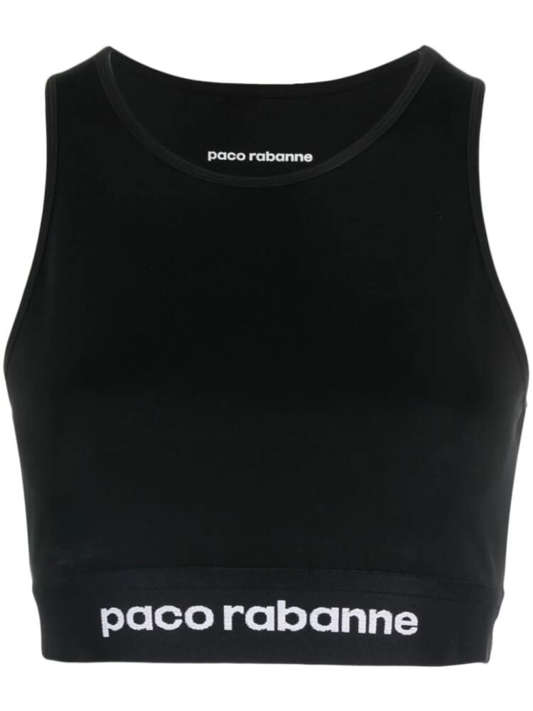 Rabanne Jersey Bodyline sports bra - Black Cover