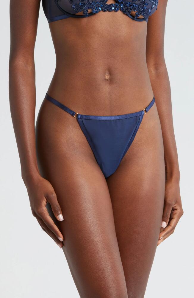 KILO BRAVA Mesh G-String in Midnight Blue Cover