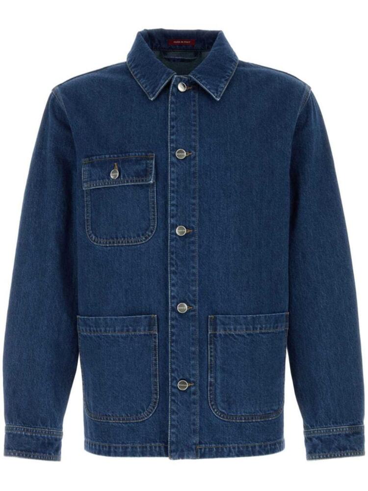 Gucci Interlocking G lasered denim jacket - Blue Cover