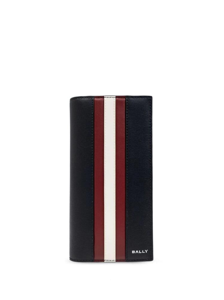 Bally ribbon leather wallet - Black Cover