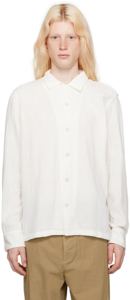 rag & bone White Avery Shirt Cover