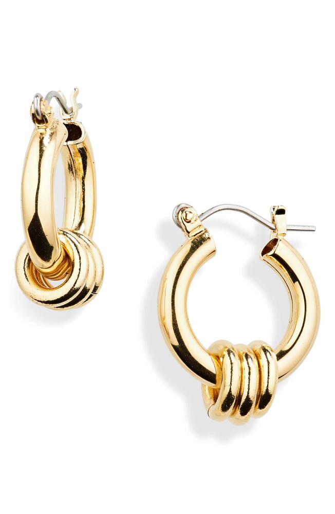 Laura Lombardi Fillia Hoop Earrings in Brass Cover