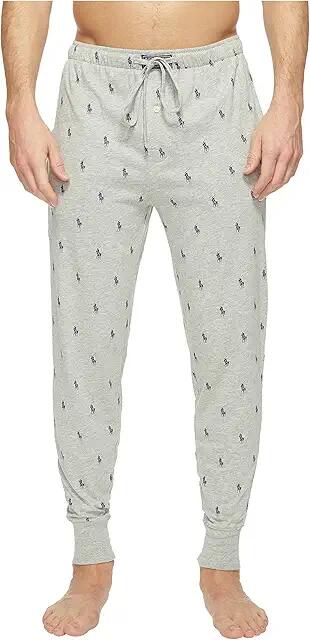 Polo Ralph Lauren All Over Pony Player Knit Sleepwear Joggers (Andover) Men's Underwear Cover