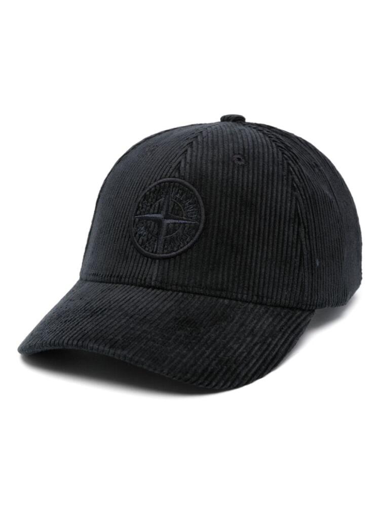 Stone Island Compass-motif baseball cap - Blue Cover