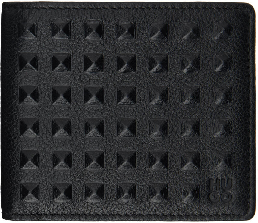 Hugo Black Leather Wallet Cover