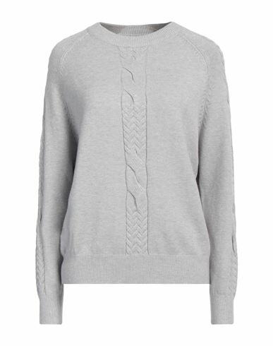 Take-two Woman Sweater Light grey Viscose, Polyester, Nylon Cover