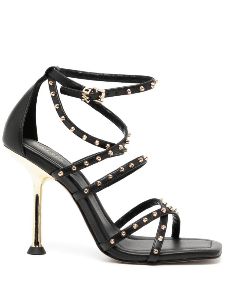 Michael Kors Imani 100mm stud-detail sandals - Black Cover