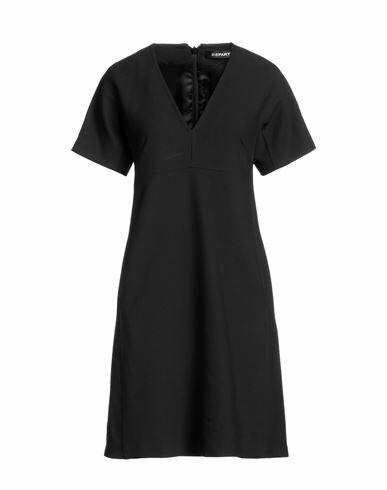 Department 5 Woman Mini dress Black Polyester, Viscose, Elastane Cover