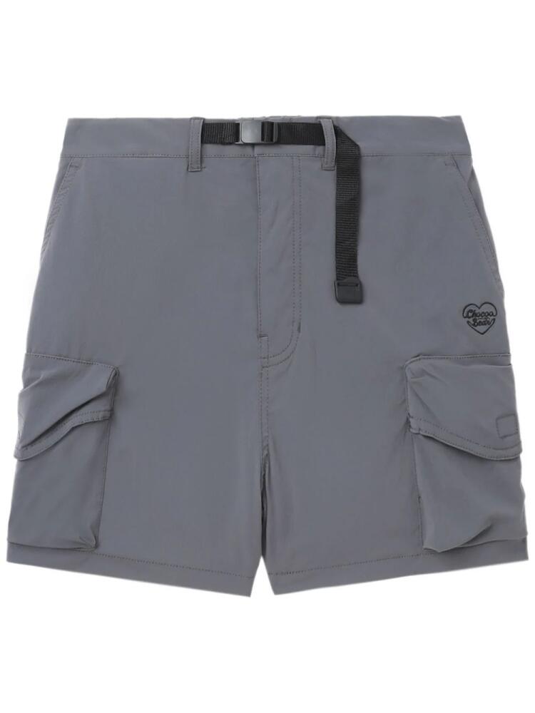 CHOCOOLATE belted cargo shorts - Grey Cover