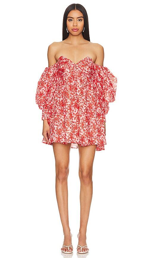 Bardot Lani Mini Dress in Red Cover